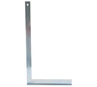 Dönges Professional Engineer's Square with Stop, 500 x 280 mm, Rustproof and Galvanised Steel, For Accurate Work in Metal Construction, Workshop Area, 90 Degree Angle with Stop, Stop Angle Metal