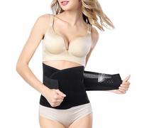 DOEOMK Postpartum Belly Wrap - C Section Recovery Belt, Postpartum Essentials Post Partum Women Belly Belt, Maternity Belly Bands & Support, Abdominal Binder After Pregnancy (Black, XXL)