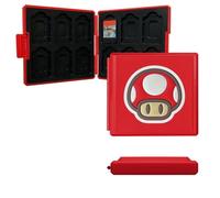 doepeBAE Switch Game Card Case, 12-Slot Compact Holder for Game and Micro SD Cards, Waterproof Travel Organizer, Hard Shell Protective Box for Console Accessories (A05)