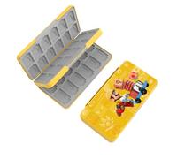 doepeBAE Switch Game Card Case Compatible with Nintendo Switch, 48 Game Card Slots, 48 TF Card Slots, Yellow