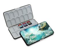 doepeBAE Switch Game Card Case Compatible with Nintendo Switch,Game Card Storage Holder,New Portable Thin Card Protection Case with 24 Game Card Slots and 24 TF Card Slots (24S Blue)