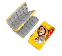 doepeBAE Switch Game Card Case Compatible with Nintendo Switch, Switch Lite, OLED, Yellow, Hard Shell, 48 Game Card Slots, 48 TF Card Slots