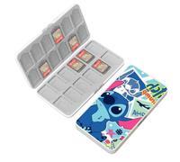 doepeBAE Switch Game Card Case, Holder with 24 Game Card Slots and 24 Micro SD Card Slots, Silicone Lining, Magnetic Design (24J)