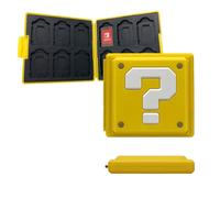 doepeBAE Switch Game Card Holder - 12 Game & 12 TF Card Storage Case, Waterproof Silicone Protective Box with Snap Closure, Portable Travel Organiser for Switch Games & Accessories (12D)