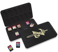 doepeBAE Switch Game Card Holder - 24 Game & 24 TF Card Storage Case, Waterproof Silicone Protective Box with Snap Closure, Portable Travel Organiser for Switch Games & Accessories (24F)