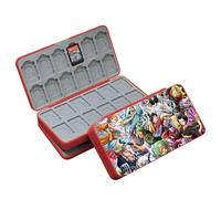 doepeBAE Switch Game Case, Switch Game Holder, Switch Game Card Case, 24 Game Card Slots and 24 Micro SD Card Slots, Silicone Lining, Magnetic Design (48H)