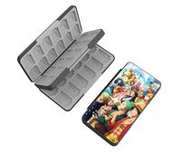 doepeBAE Switch Game Case, Switch Game Holder, Switch Game Card Case, Switch Cartridge Case, 24 Game Card Slots and 24 Micro SD Card Slots, Silicone Lining, Magnetic Design (48I)