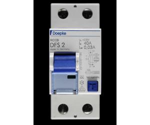DOEPKE 40 AMP 30mA DOUBLE POLE RCCB RCD TYPE A DFS2 09 134 601
