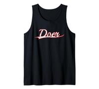 Doer Entrepreneur High Achiever Vintage Varsity Distressed Tank Top