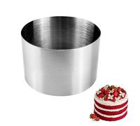 DOERDO Circle Cookie Biscuit Cutter, Stainless Steel Round Cookies Cutter for Donuts, Muffins, Biscuits, 2.4x2.4Inch