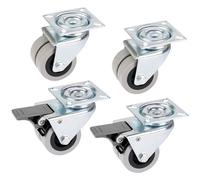 dörner + helmer 450124 Swivel wheel 30 mm Diameter 20 kg load 4 pcs