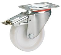 Dörner + Helmer 728541 Caster with Plate - White