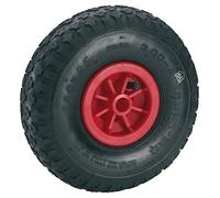 Dörner + Helmer 740309R Pneumatic Wheel 260 x 85 x 20 mm with Sliding Bearing hub 75 mm, Multicoloured, 260x85x20mm