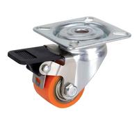 Dörner + Helmer Swivel Wheel 35mm 100kg Zinc Steel Plastic Rim