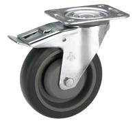 Dörner + helmer Swivel Wheel Diameter100mm 150kg Load Galvanised Steel