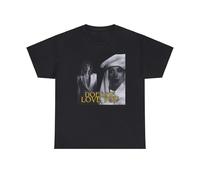 Does He Love You Heavy Cotton Tee, Reba McEntire, Linda Davis Black XXL