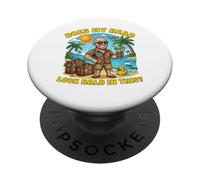 Does My Head Look Bald in This Funny Vacation Dad Joke PopSockets Adhesive PopGrip