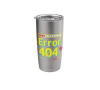 Does Not Compute 404 Programming Language IT Tech Savy Stainless Steel Insulated Tumbler