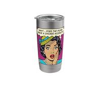 Does The Pope Have A Chicago Accent Funny Comic Stainless Steel Insulated Tumbler