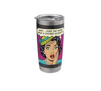 Does The Pope Have A Chicago Accent Funny Comic Stainless Steel Insulated Tumbler
