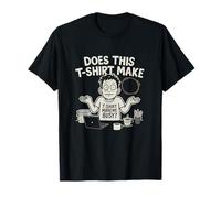 Does This Make Me Look Busy Funny Office Graphic Print T-Shirt