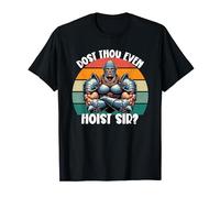 Does Thou Even Hoist Funny Gym Weight Lifting T-Shirt