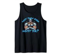 Does Thou Even Hoist Funny Gym Weight Lifting Tank Top