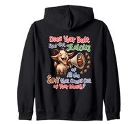 Does Your Butt Ever Get Jealous Humor Zip Hoodie