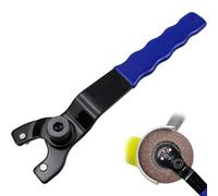 DOETYD 10-52mm Adjustable Spanner Angle Grinder Key, Universal pin Wrench Lock-nut with Non-Slip Grip, Heavy Duty Grinder Tool for Workshop, Garage, DIY Cutting and polishing tasks (Blue Black)