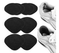 DOETYD 10-Pack Shoe Heel Repair Patches, Durable Self-Adhesive Shoe Heel Pads for Sneaker, Trainers, Boots, Leather Shoes, Easy Fix Worn Out Heels and Protect Shoes from Damage (Black)