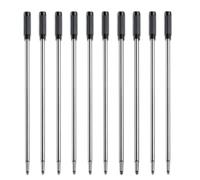 DOETYD 10 Packs Black Ink Pen Refills for Cross Ballpoint Pens 11.5cm Rollerball Refills for Cross 8513 Rollerball