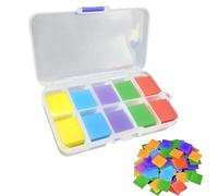 DOETYD 100 Pcs Diamond Painting Glue 5D Square Diamond Painting Wax Clay Glue with Storage Box DIY Diamond Painting Tools for Diamond Art Embroidery Cross-Stitch Accessories