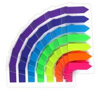 DOETYD 1120pcs Colored Sticky Tabs Page Markers Tabs Transparent Annotation Tabs for Book File Notes Office School