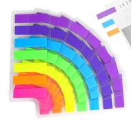 DOETYD 1120pcs Colored Sticky Tabs Page Markers Tabs Transparent Annotation Tabs for Index Reading Book