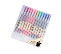 DOETYD 12 PCS Gel Ink Pens,0.5mm Black Fine Point Pens for Office School Stationery Supply Writing Drawing