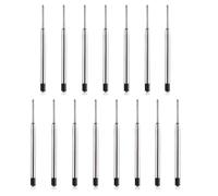 DOETYD 15 PCS Metal Cartridge Set Include Black Ink Pen Refills Ballpoint Refill for Replacement of Ballpoint Refills Suitable for Parker Ballpoint Pens