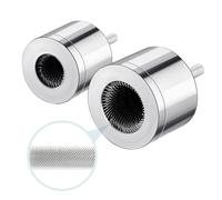 DOETYD 15mm & 22mm Plumbing Drill Brush Set - Carbon Steel Bristles, Heavy-Duty Pipe Cleaner for Rust, Corrosion & Debris Removal, Versatile for Copper Pipes, Electric Drill Attachment