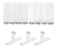 DOETYD 16 Pairs(32 Strips) Picture Hanging Strips No Nails Frame Wall Stickers No Damage Walls Command Strip for Mounting Photos Paintings and Decorations 19x93mm