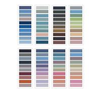 DOETYD 1600pcs Colored Sticky Tabs Page Markers Tabs Transparent Annotation Tabs for Index Reading Book File Notes Office School