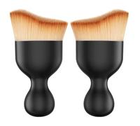 DOETYD 2 PACK Car Interior Cleaning Soft Brushes, Multi-function No Scratch Cleaning Brush, Dust and Ash Removal Soft-bristled Brushes for Automotive Air Conditioner Dashboard Air Outlet Gap