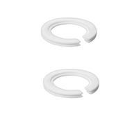 DOETYD 2 Pack E27 to E14 Lampshade Reducer Ring White Plastic Reducer Ring Light Shade Reducer Converter Washer Transformable Lamp Holder from 42mm to 29mm