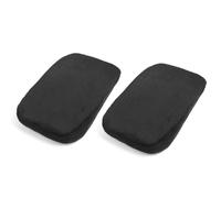 DOETYD 2 Pack Ergonomic Memory Foam Armrest Pads for Office & Gaming Chairs Elbow & Forearm Pressure Relief Non-Slip Chair Arm Rest Covers,Black,Medium