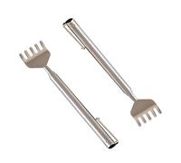 DOETYD 2 Pack Stainless Steel Back Scratcher, Telescopic Back Scratch, Extendable Massager Tool for Head