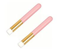 DOETYD 2 Pcs Lash Shampoo Brush, Soft Lash Shampoo For Extensions, Deep Nose Pore Cleaning Brush, Peel Off Blackhead Tool, Eyelash Cleanser Tool For Extensions (Pink)