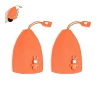 DOETYD 2 PCS PU Leather Car Key Case, Cute Pull Type Key Coverfor Men and Women, PU Key Bag Pull Out Key Sleeve Cartoon Key Organiser for Storing Keys