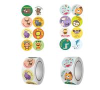 DOETYD 2 Volumes 1000pcs Stickers for Children Motivational Reward Stickers for Incentive Kids Potty Training Sticker Suitable for School Classroom