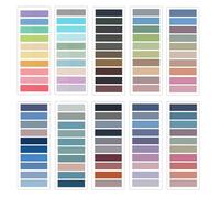 DOETYD 2000pcs Colored Sticky Tabs Page Markers Tabs Transparent Annotation Tabs for Index Reading Book File Notes Office School