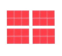 DOETYD 24 Pcs Diamond Art Painting Wax Squares 5D Red Square Diamond Painting Glue Clay Pads DIY for Arts Embroidery Cross-Stitch Gem Accessories