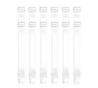 DOETYD 3 Pairs Clear Bra Straps,Adjustable Transparent Bra Strap Non-Slip Soft Replacement Bra Strap Invisible for Women&Girls Bra with Clear Straps