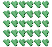 DOETYD 30 PCS Greenhouse Clamps Clips 11mm Plant Clip Green Film Row Cover Netting Tunnel Hoop Clip Frame Shading Net Rod Clip for Fixing Greenhouses Frame Shelters Garden Net